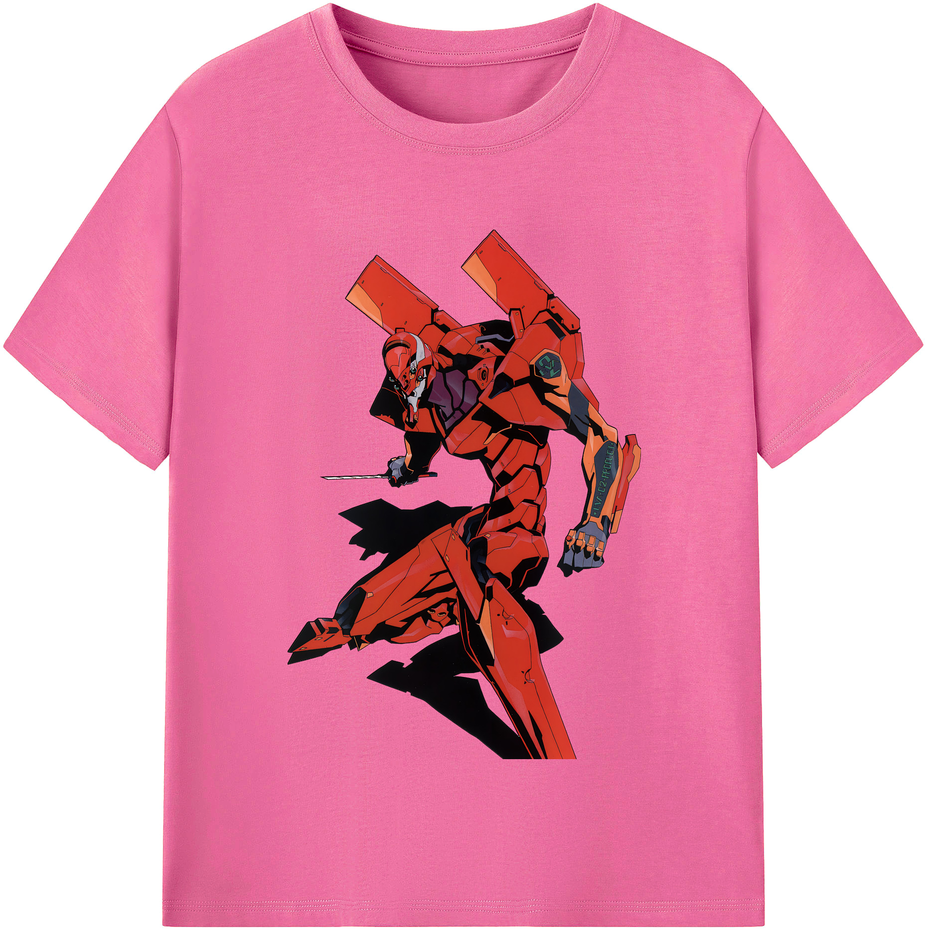 （画像用） EVA 新世紀エヴァンゲリオン レディースカジュアルプリントTシャツ（綿100％）